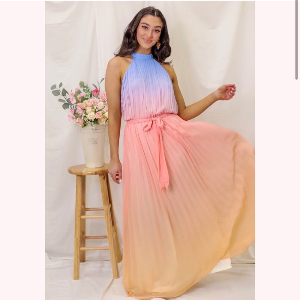 Rainbow Maxi Dress